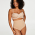 Firming high waisted thong - Level 2, Beżowy