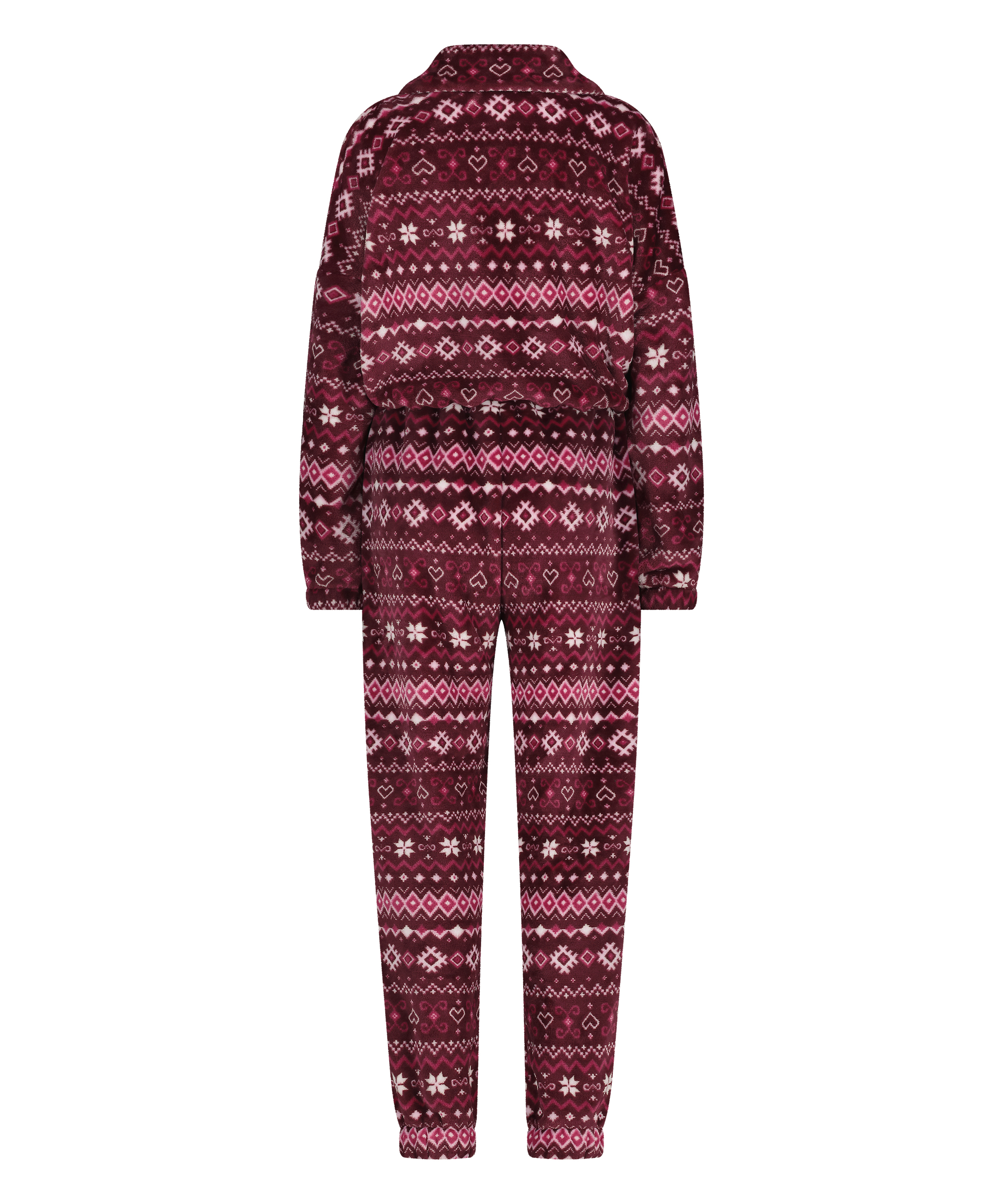 Onesie fleece, Czerwony, main