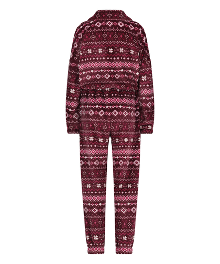 Onesie fleece, Czerwony