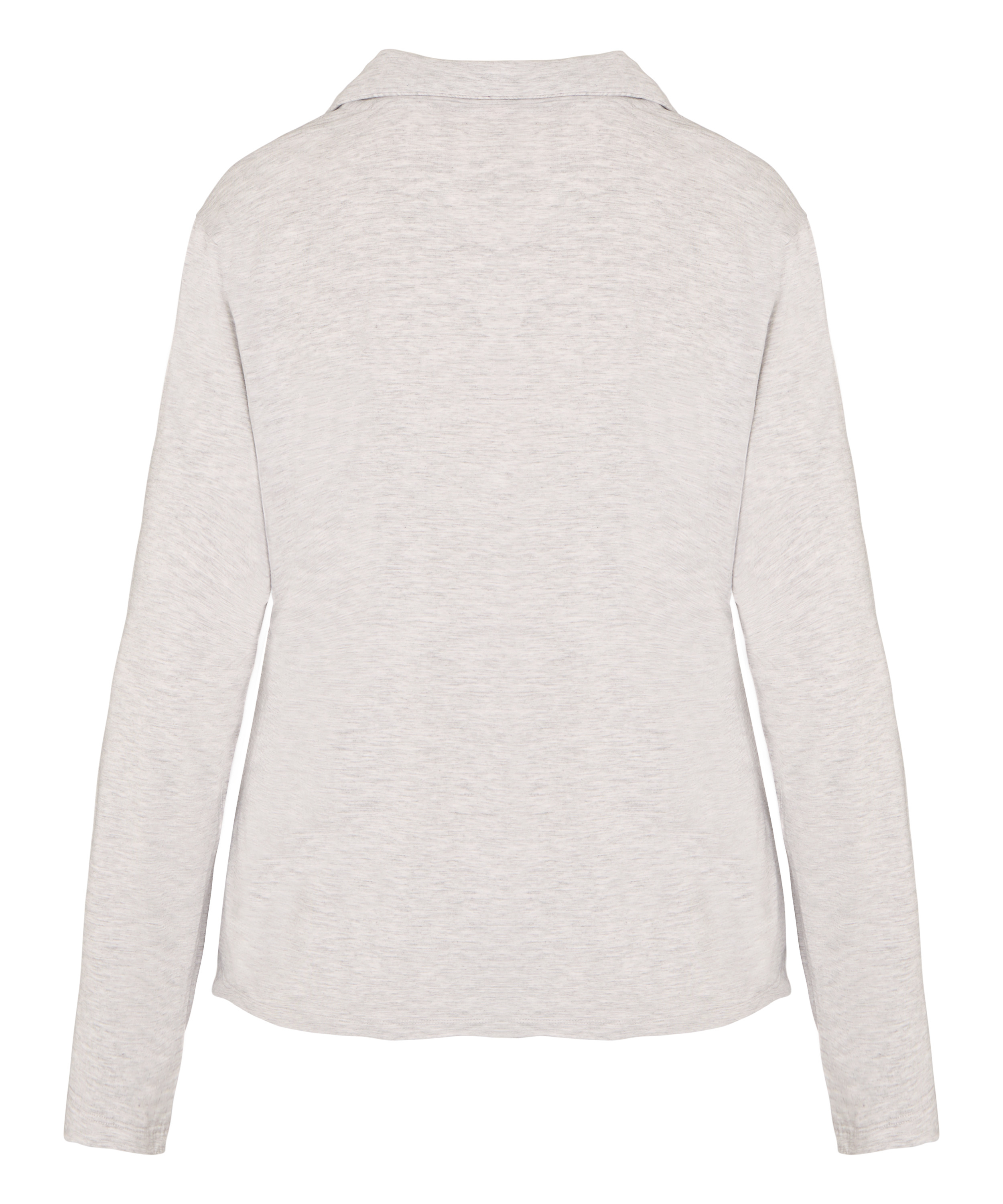 Koszula piżamowa z długim rękawem Jersey Essential, Szary, main