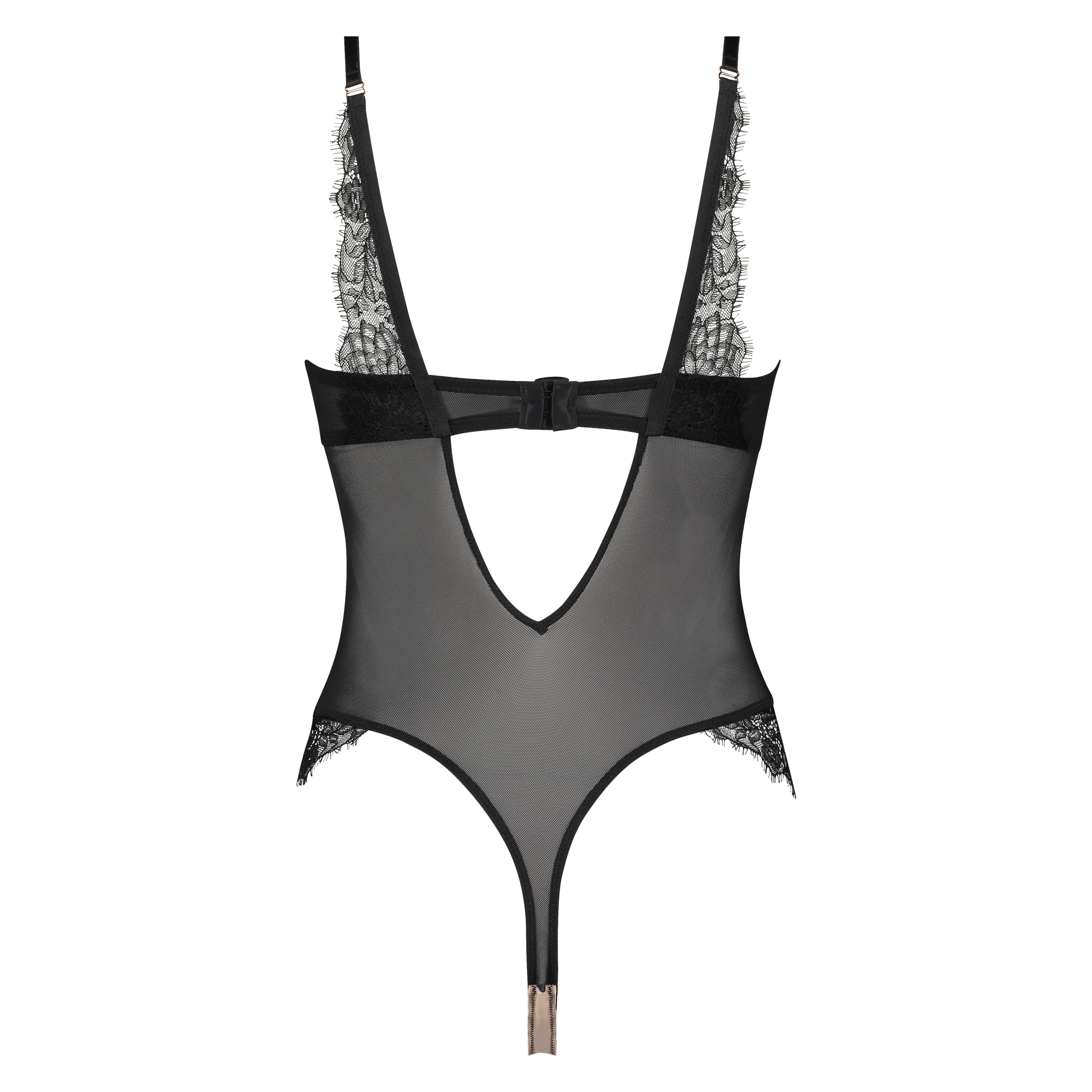 Arianne padded underwired body, Czarny, main