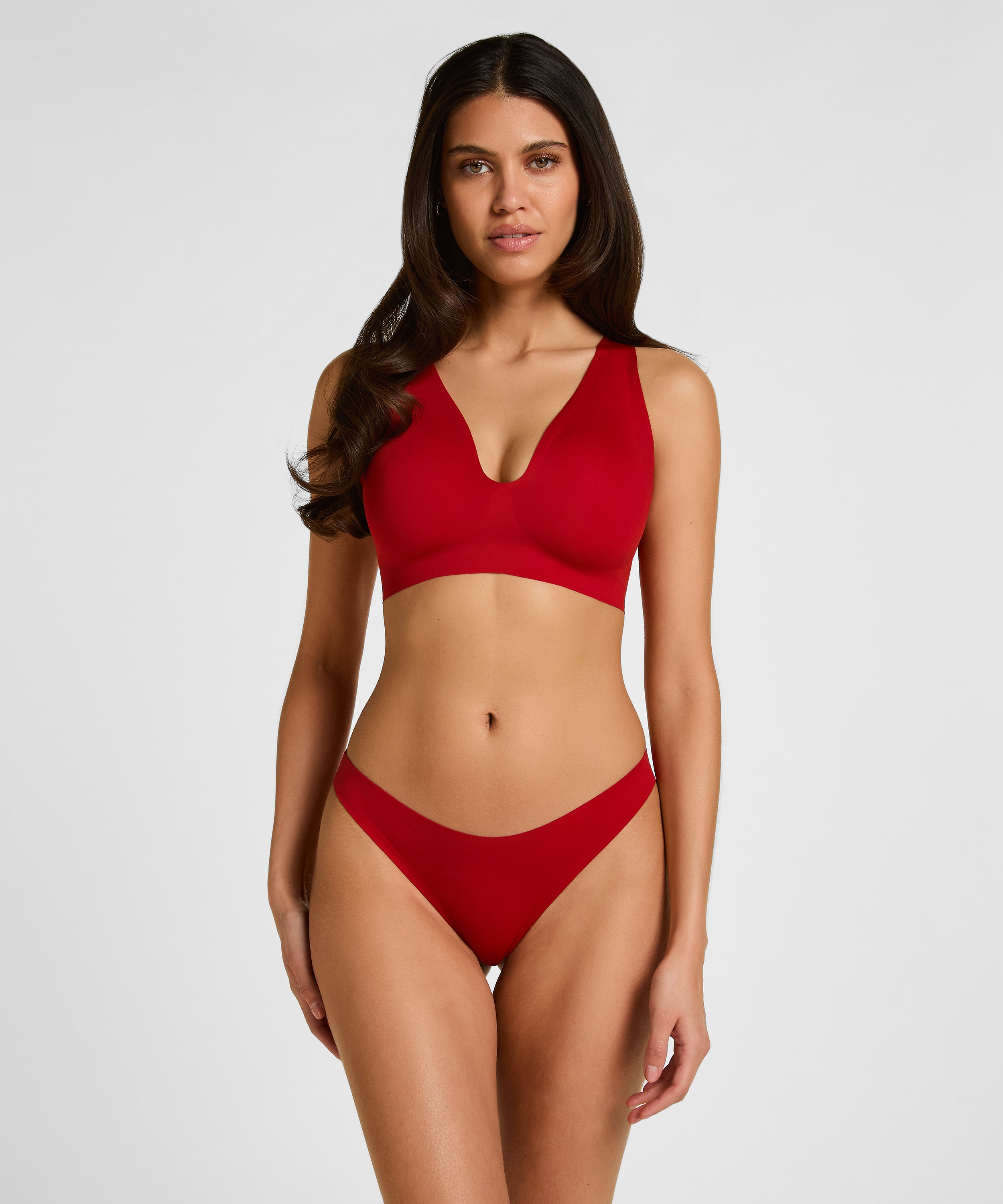 Super Comfort Stringi, Czerwony, main