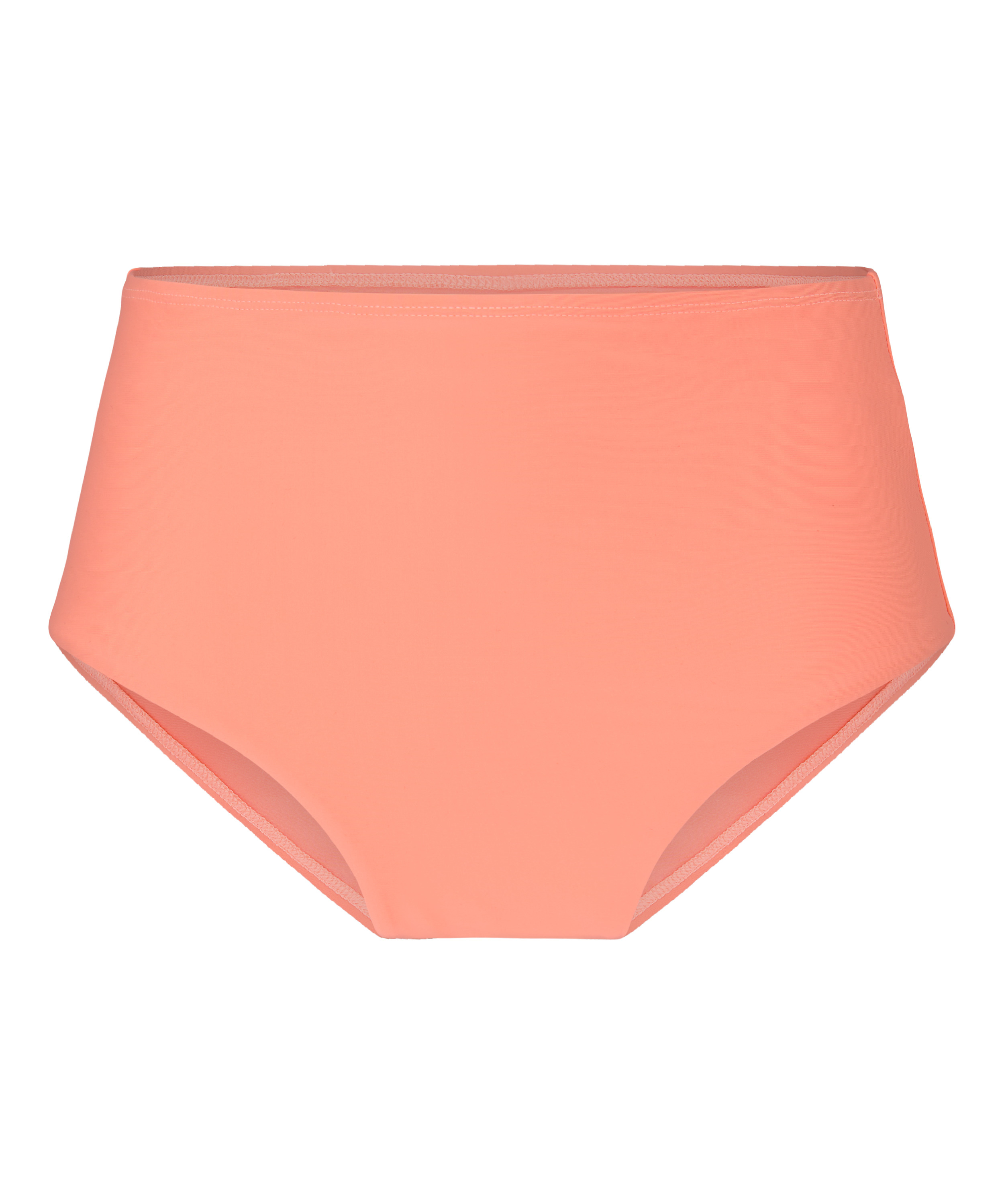 Wysokie Modelujące Majtki Bikini Luxe, Pomarańczowy, main