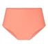 Wysokie Modelujące Majtki Bikini Luxe, Pomarańczowy