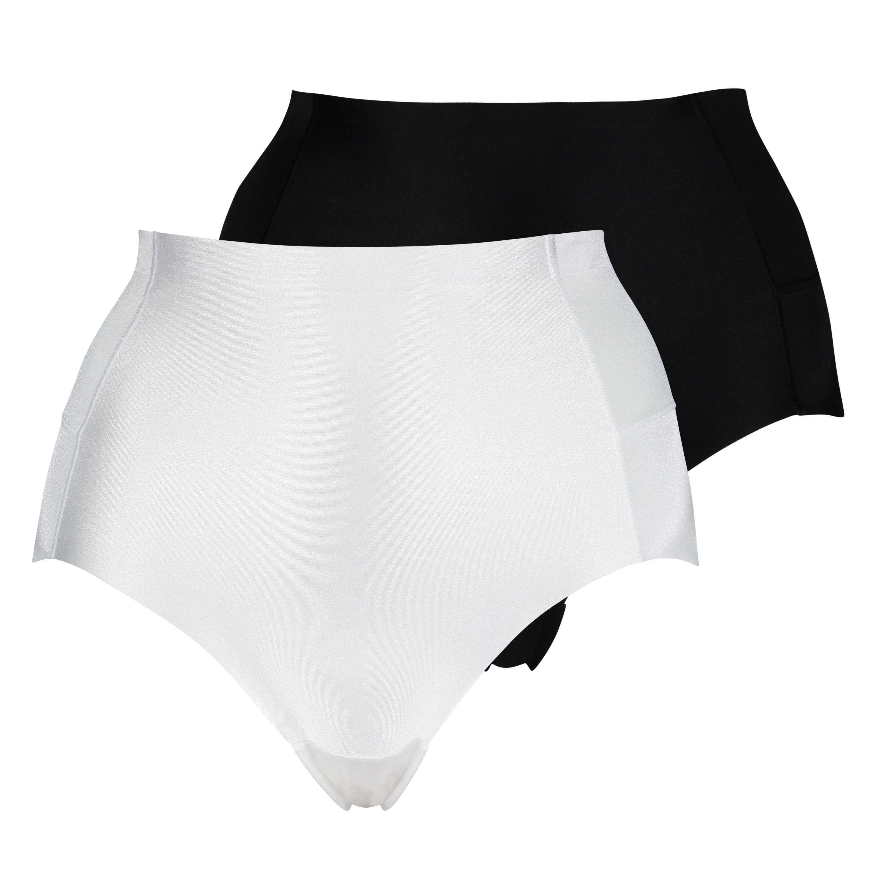 2-Pack Smoothing shaping brief - Level 1, Biały, main