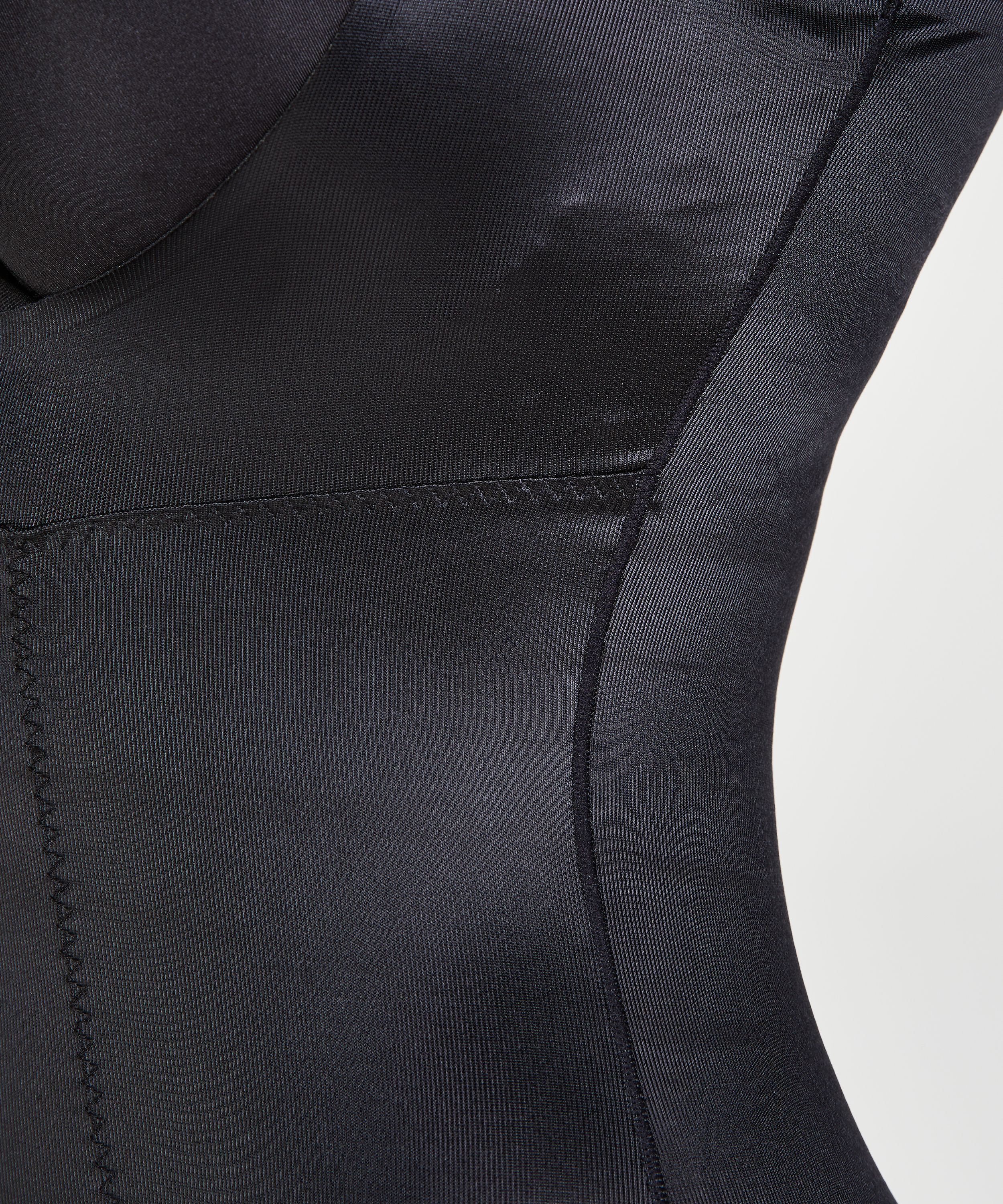 Sculpting scuba dress - Level 3, Czarny, main