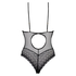 Koronkowe body Geo, Czarny