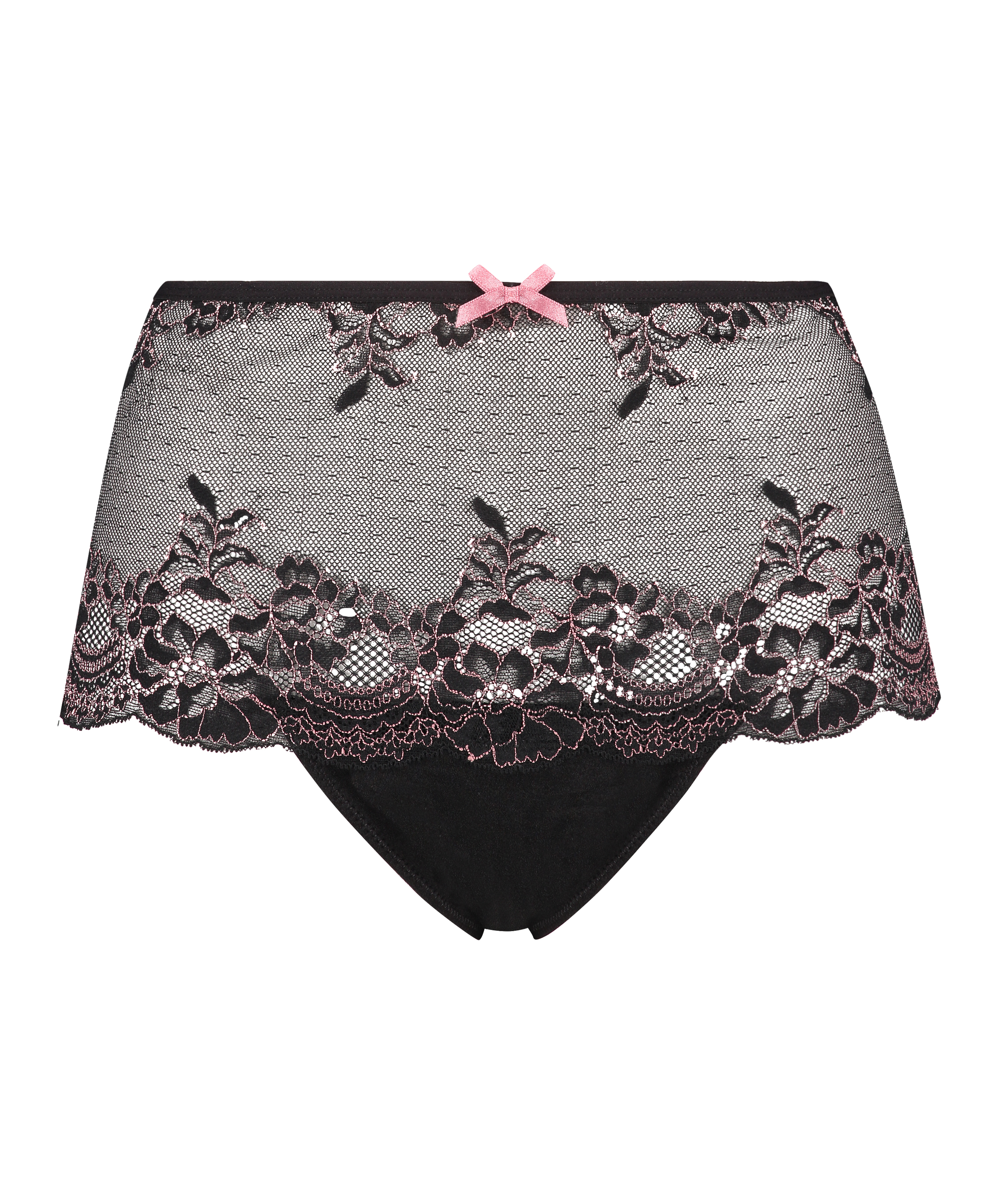 Stringi bokserki Curvy Doriane, Czarny, main