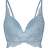 Biustonosz Push‑Up typu Longline Rosie, Niebieski