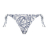 Brazyliany tanga od bikini ze wzorem paisley, Biały