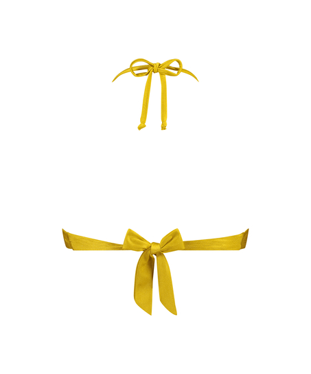 Góra od bikini Bandeau, Żółty