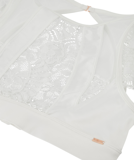 Biustonosz bralette Indigo, Biały