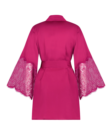 Satynowe kimono, R&oacute;żowy