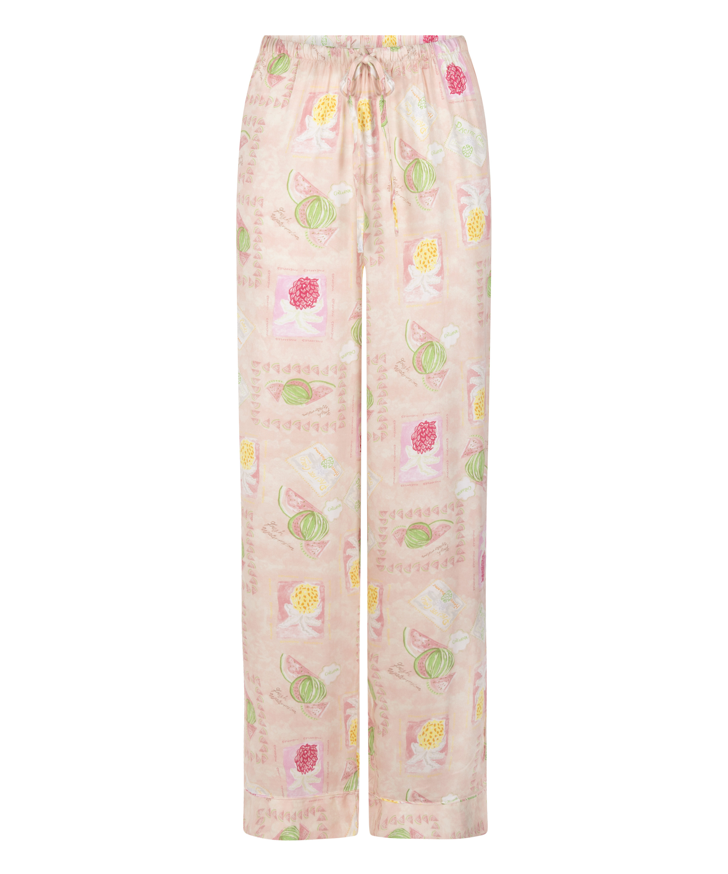 Spodnie z satyny, Pomarańczowy, main