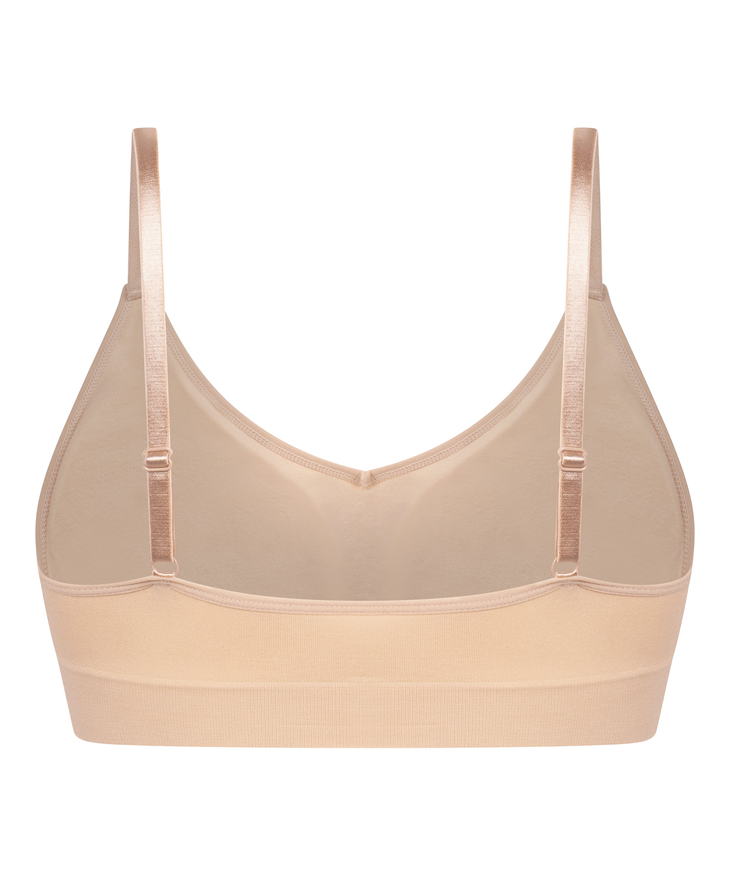 Tr&oacute;jkątny biustonosz bralette Dide, Beżowy, main