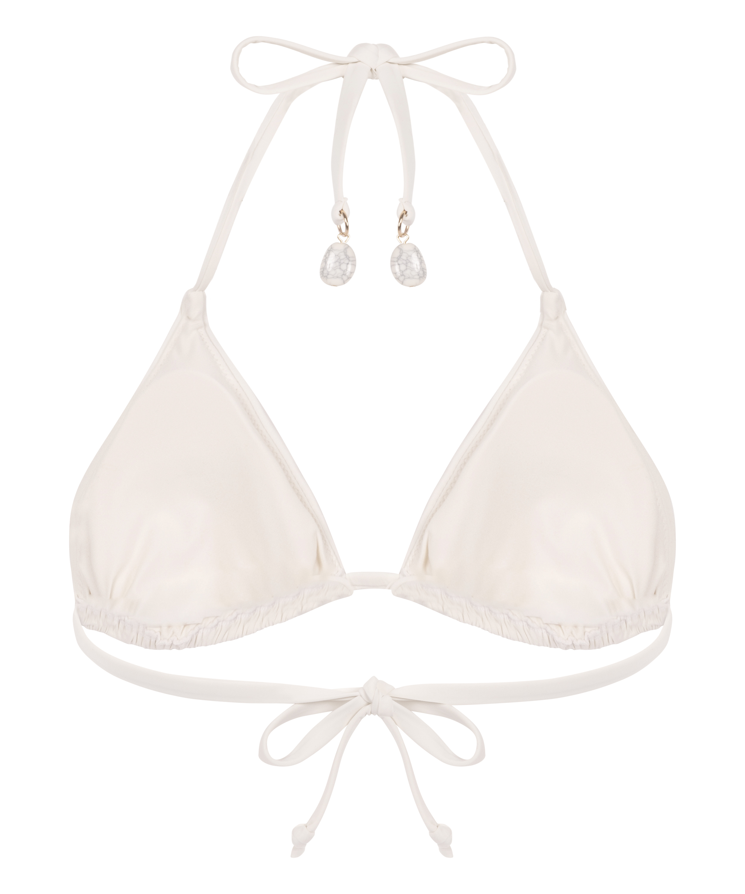 G&oacute;ra od bikini Giselle w kształcie tr&oacute;jkąta, Biały, main