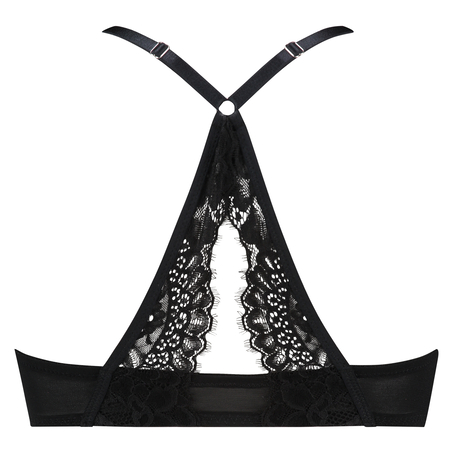 Doutzen Nightshade padded push-up underwired bra, Czarny