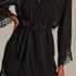 Satynowe kimono, Czarny