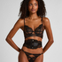 Krótki gorset Amel, Czarny