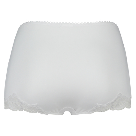 Koronkowe majtki maxi Rio Secret, Biały