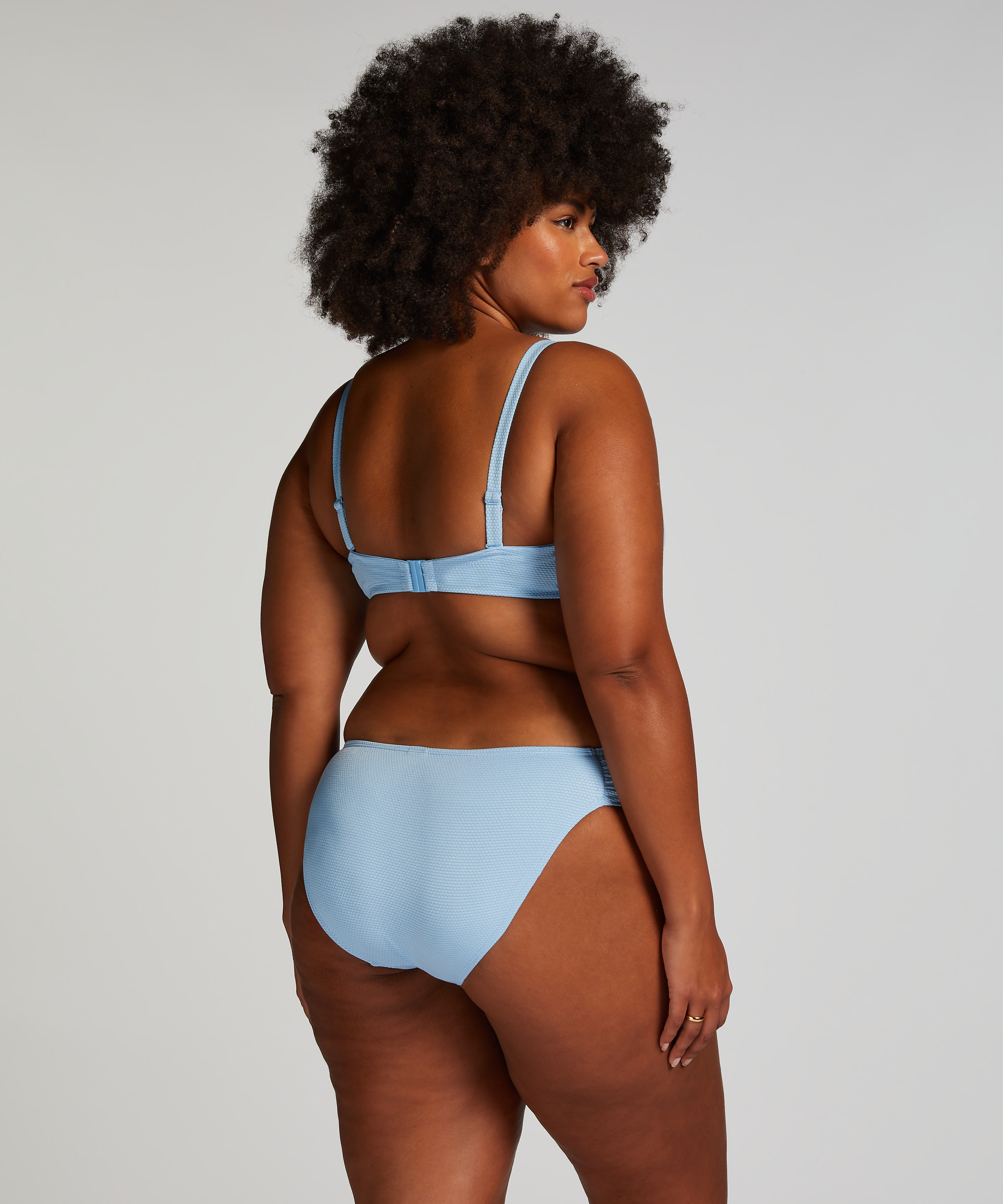 Majtki Bikini Rio Scallop, Niebieski, main