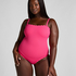 Kostium kąpielowy Bandeau Scallop, Różowy