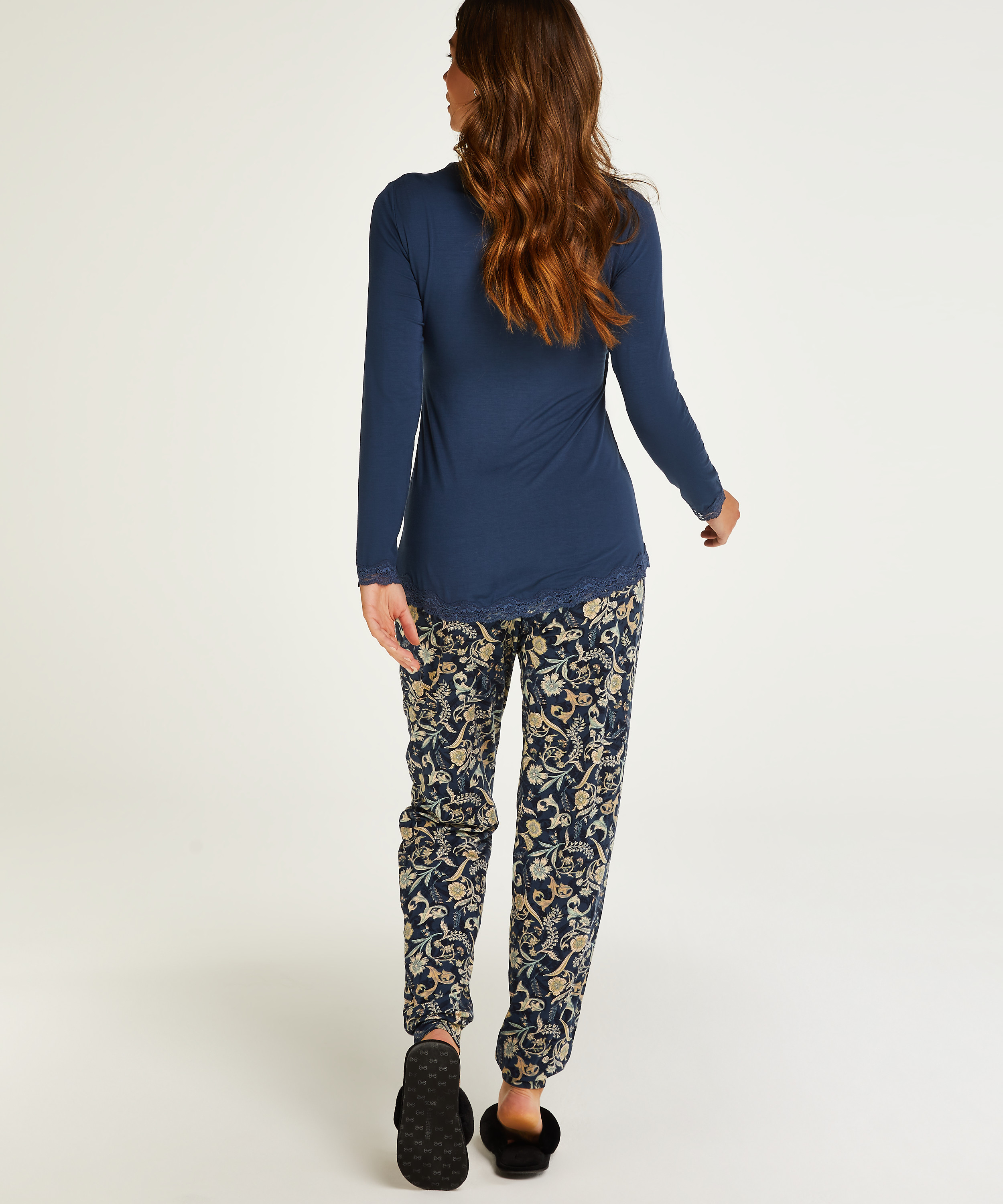 Piżama dla kobiet karmiących, Niebieski, main