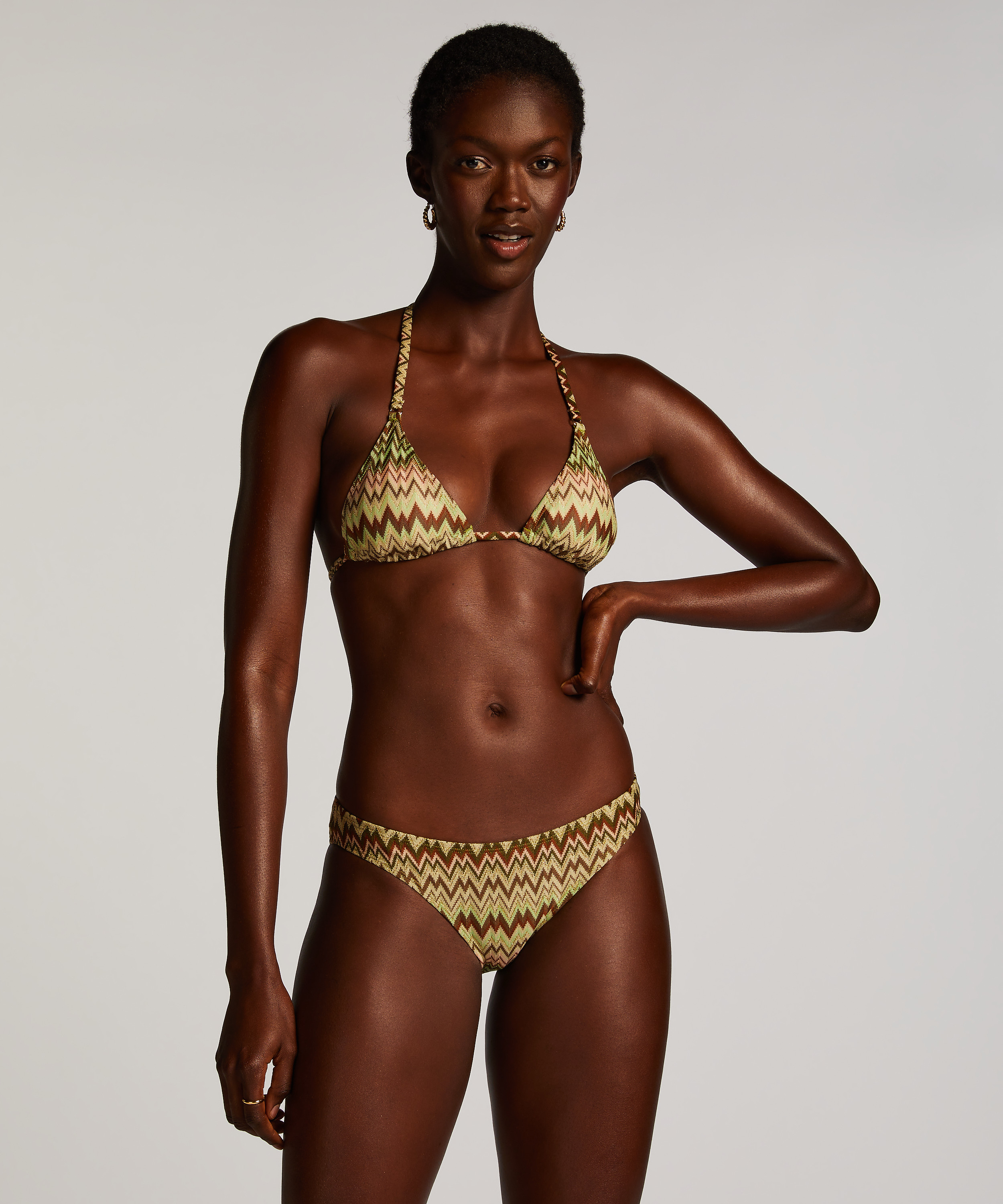 Bawełniane stringi bokserki, Niebieski, main