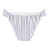 Figi Bikini Highleg Stripes, Biały