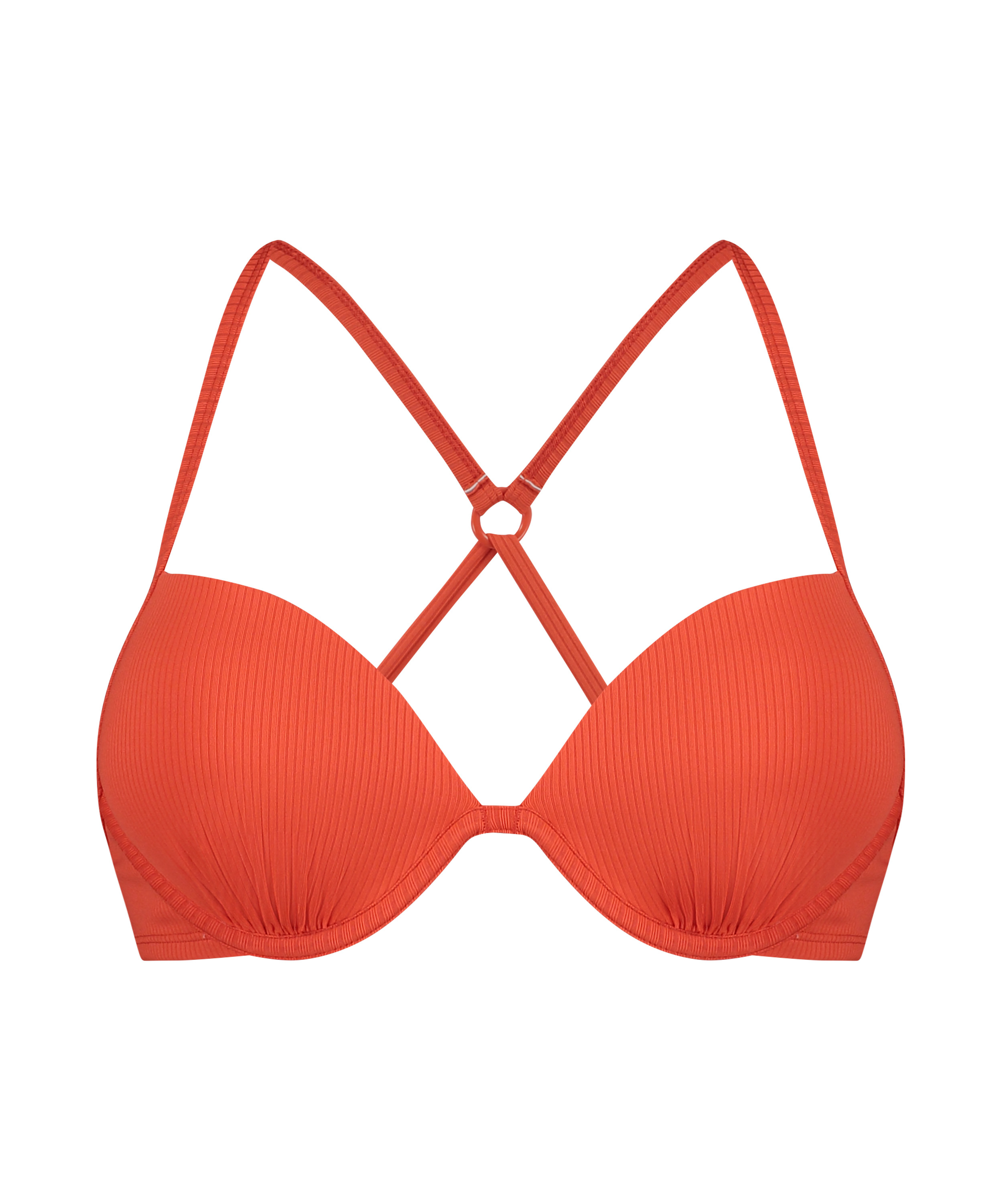 Top bikini Aruana Rib, Pomarańczowy, main
