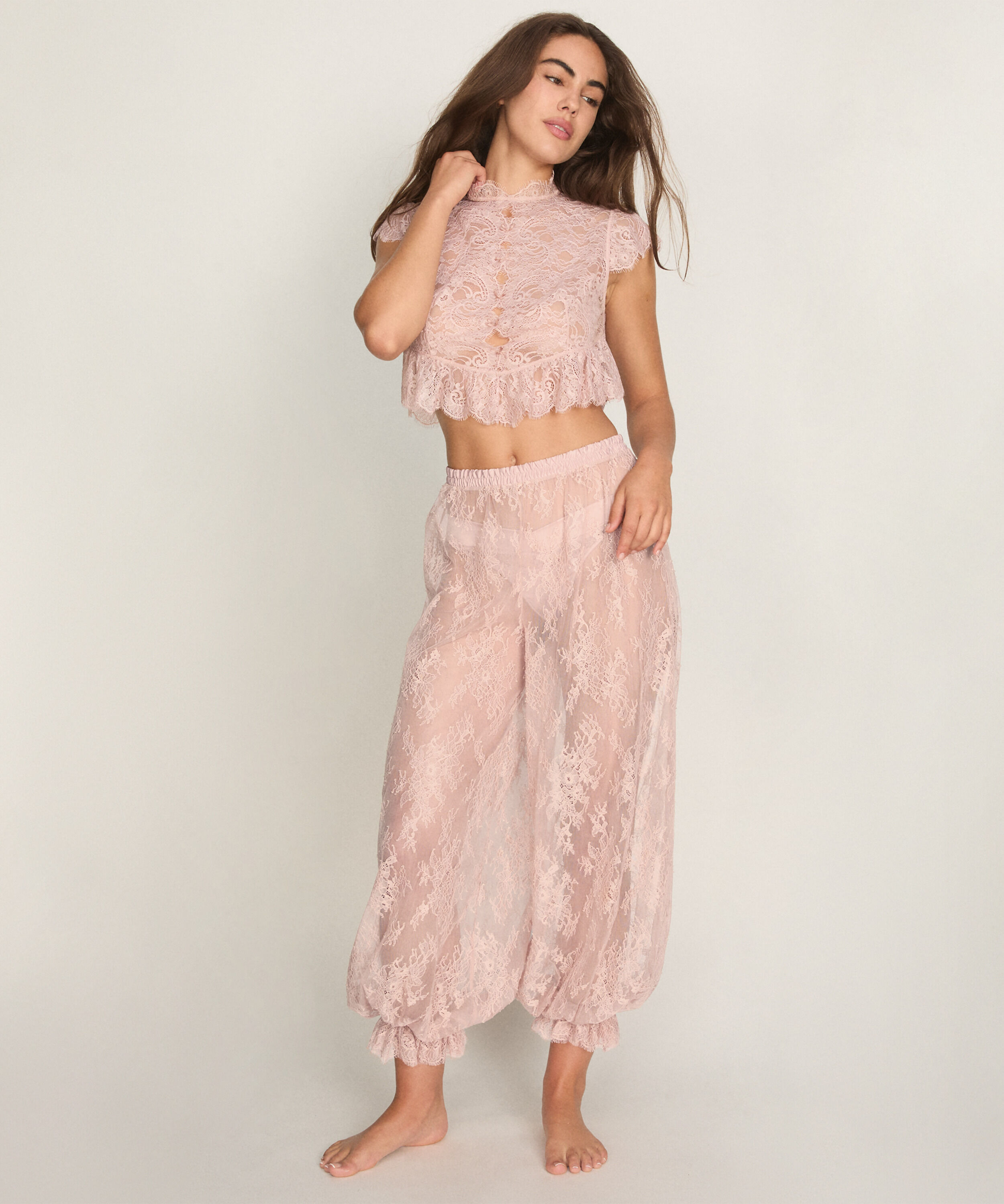 Top Allover Lace Legacy, R&oacute;żowy