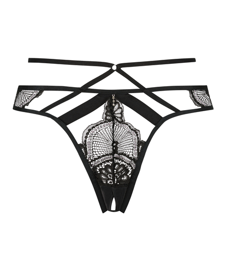 Brazyliany z otwartym krokiem Lyra, Czarny