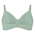 Nieusztywniona g&oacute;ra od bikini z fiszbinami Luxe, Zielony