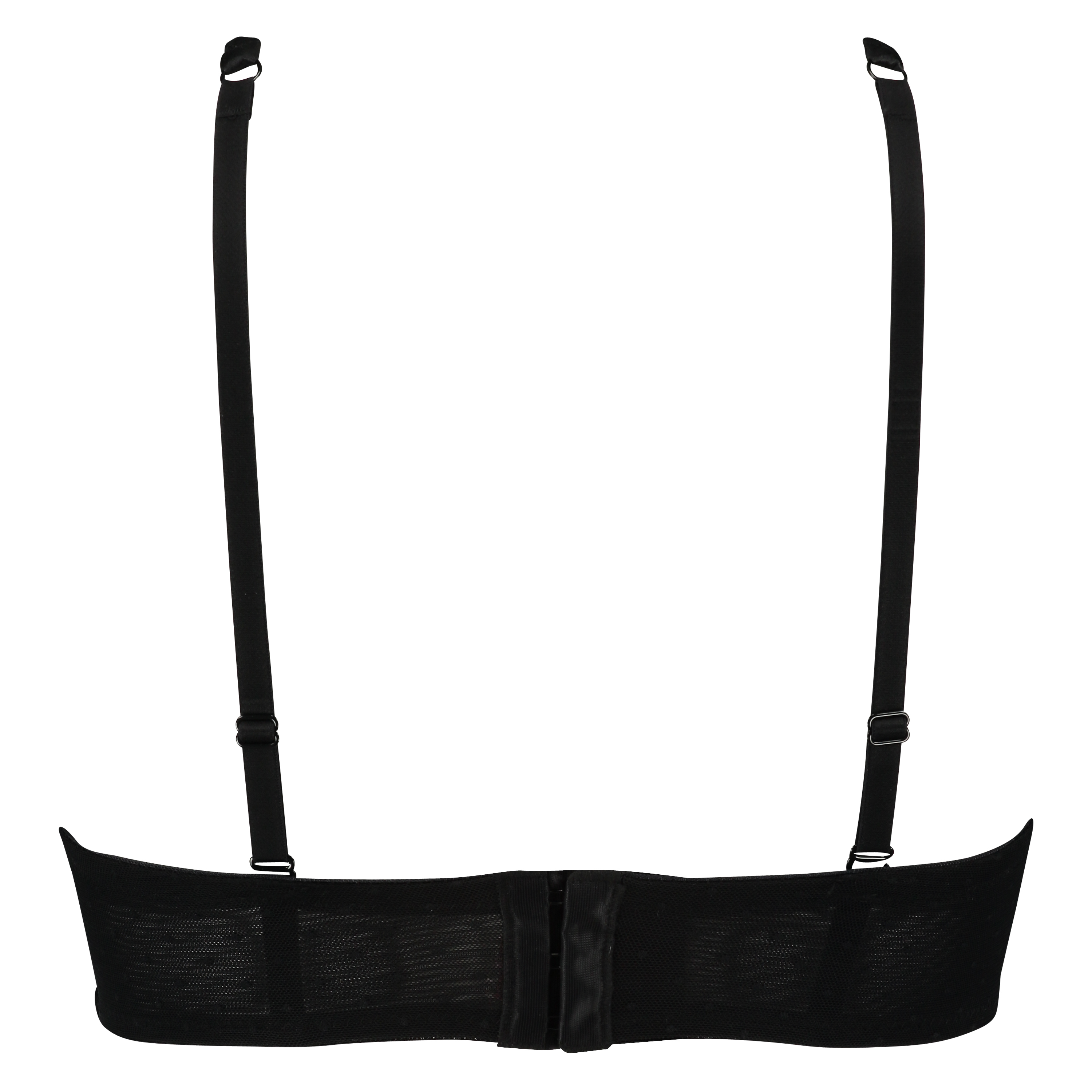 Padded strapless underwired bra Ramona, Czarny, main