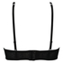 Padded strapless underwired bra Ramona, Czarny