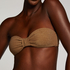 G&oacute;ra od bikini bandeau Goldie Shimmer, Ż&oacute;łty