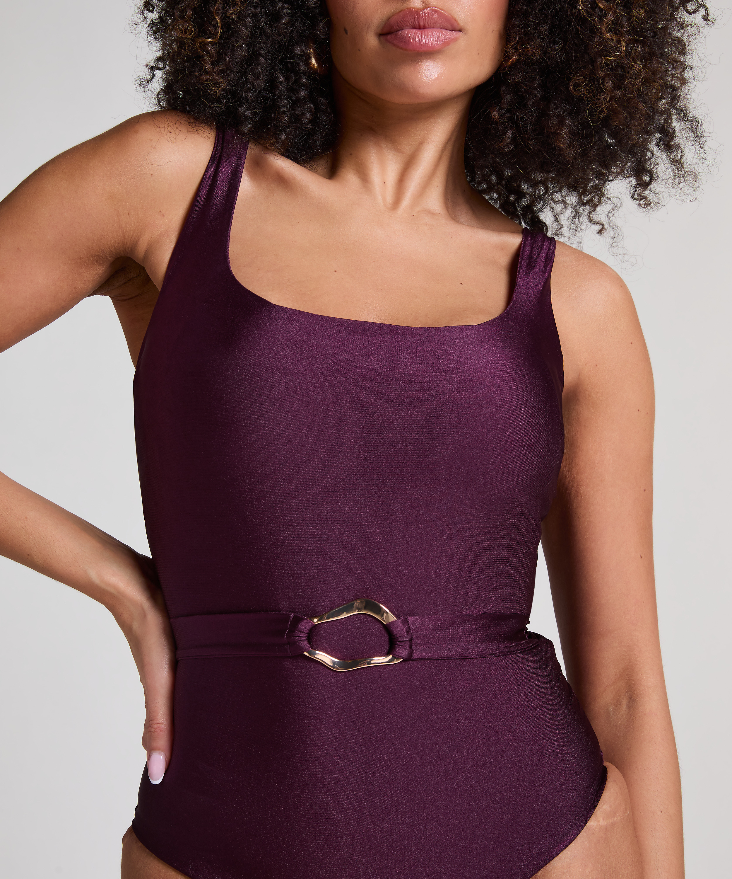 Modelujący strój kąpielowy Costa, Fioletowy, main