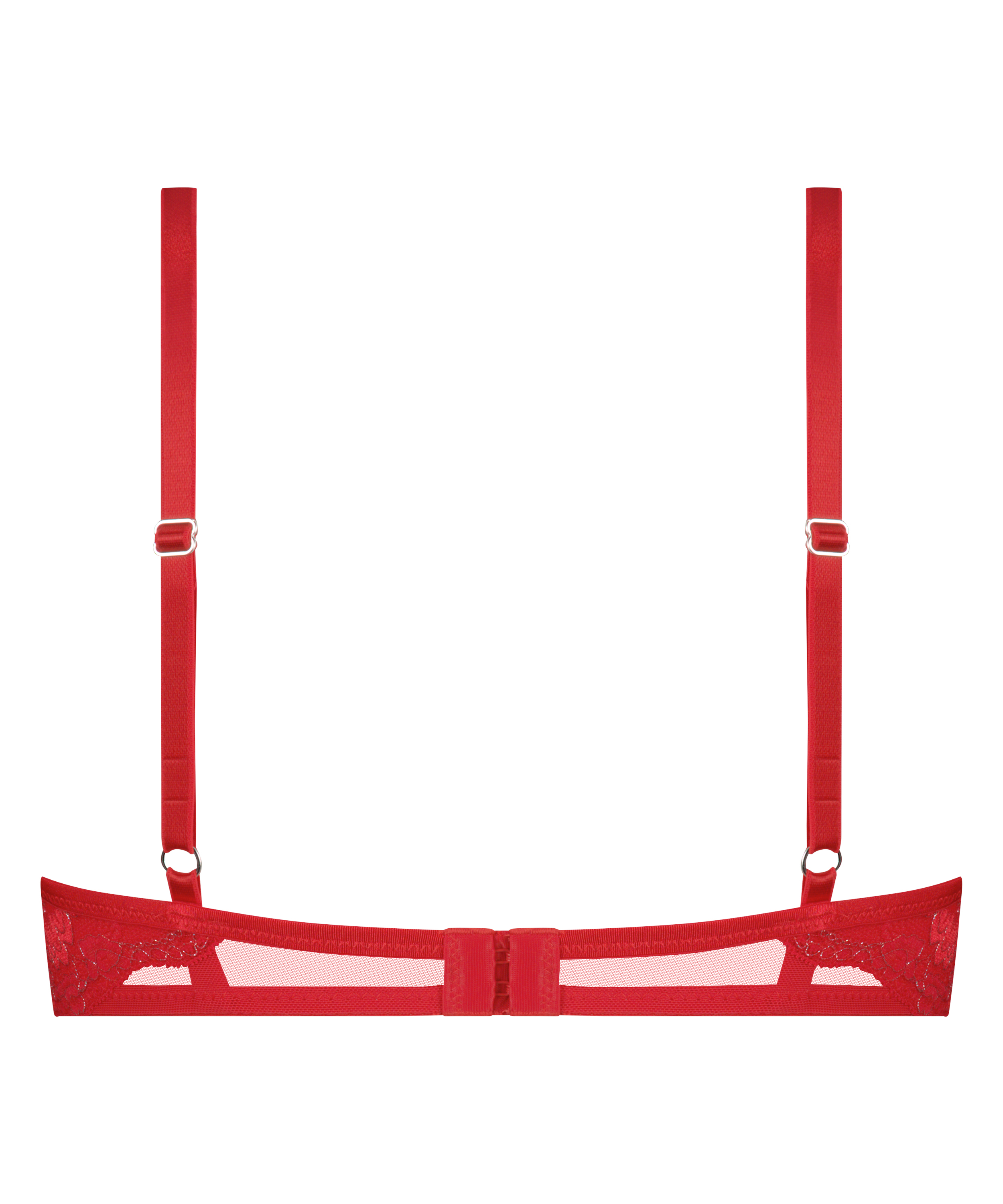 Biustonosz usztywniany z fiszbinami Annie, Czerwony, main