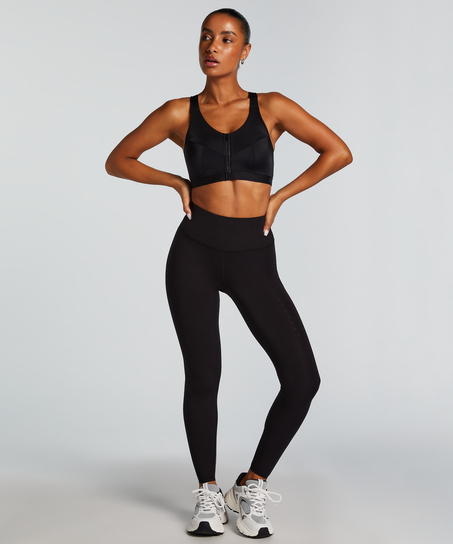 Biustonosz sportowy HKMX All Star Level 3, Czarny