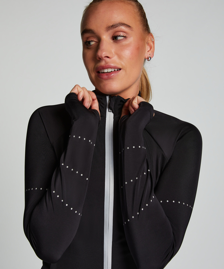 Kurtka HKMX Run Baby Run, Czarny