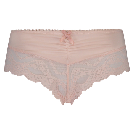 Brazilian ruched lacey, R&oacute;żowy