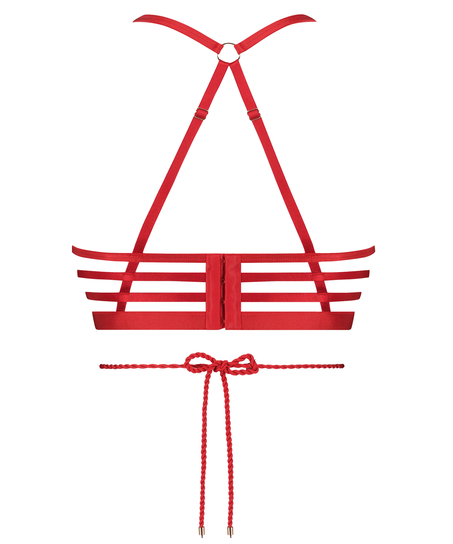 Biustonosz usztywniany z fiszbinami Bellini, Czerwony