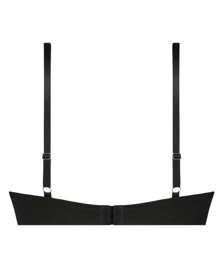 Biustonosz maksymalnie usztywniany z fiszbinami Char, Czarny