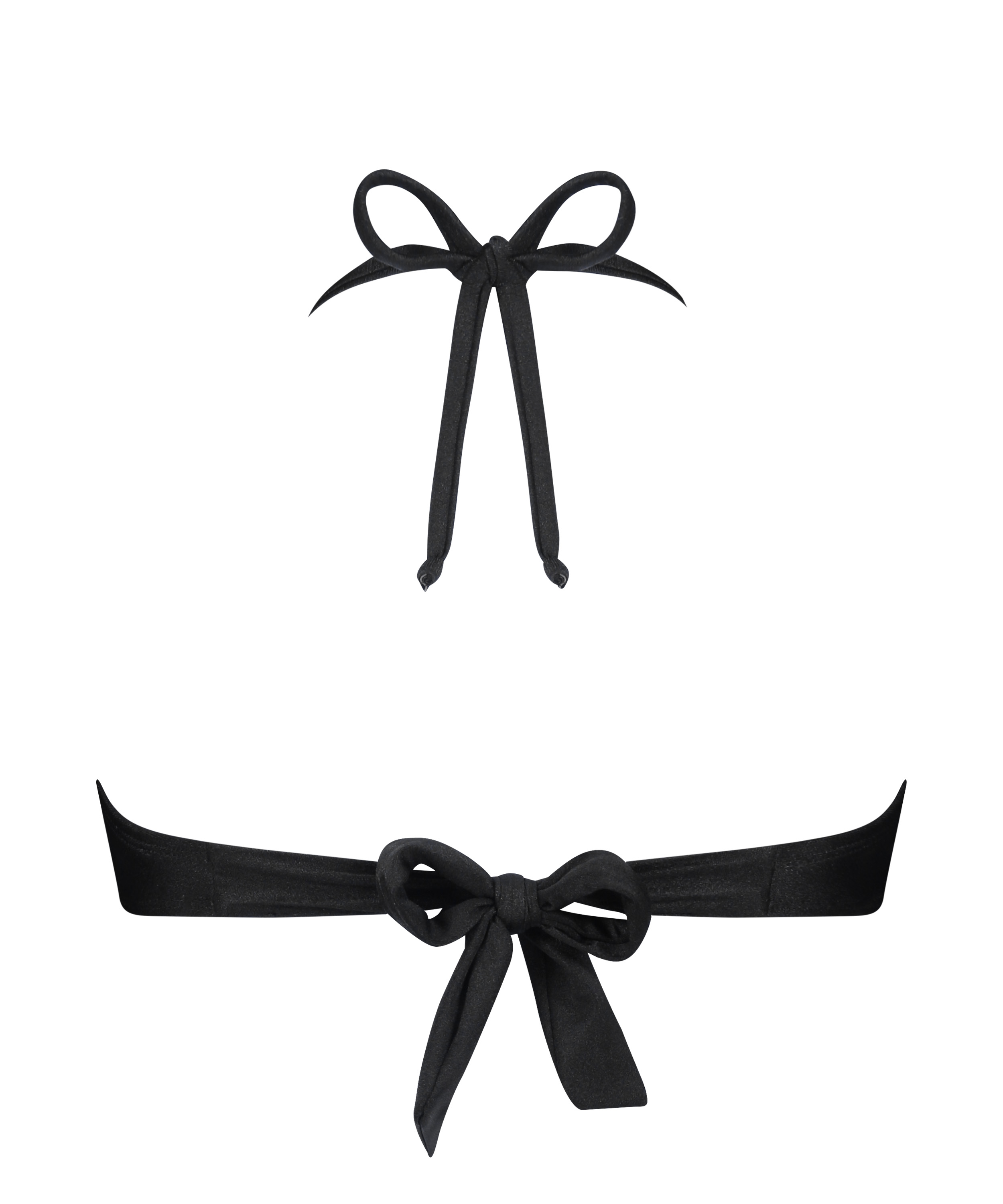 G&oacute;ra od bikini typu bandeau Yucatan, Czarny, main