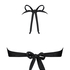 G&oacute;ra od bikini typu bandeau Yucatan, Czarny
