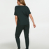 Loose-fitting Pajama Pants, Zielony