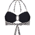 G&oacute;ra od Bikini Bandeau Leopard, Czarny