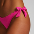 Majtki Bikini Rio Scallop Lurex, R&oacute;żowy