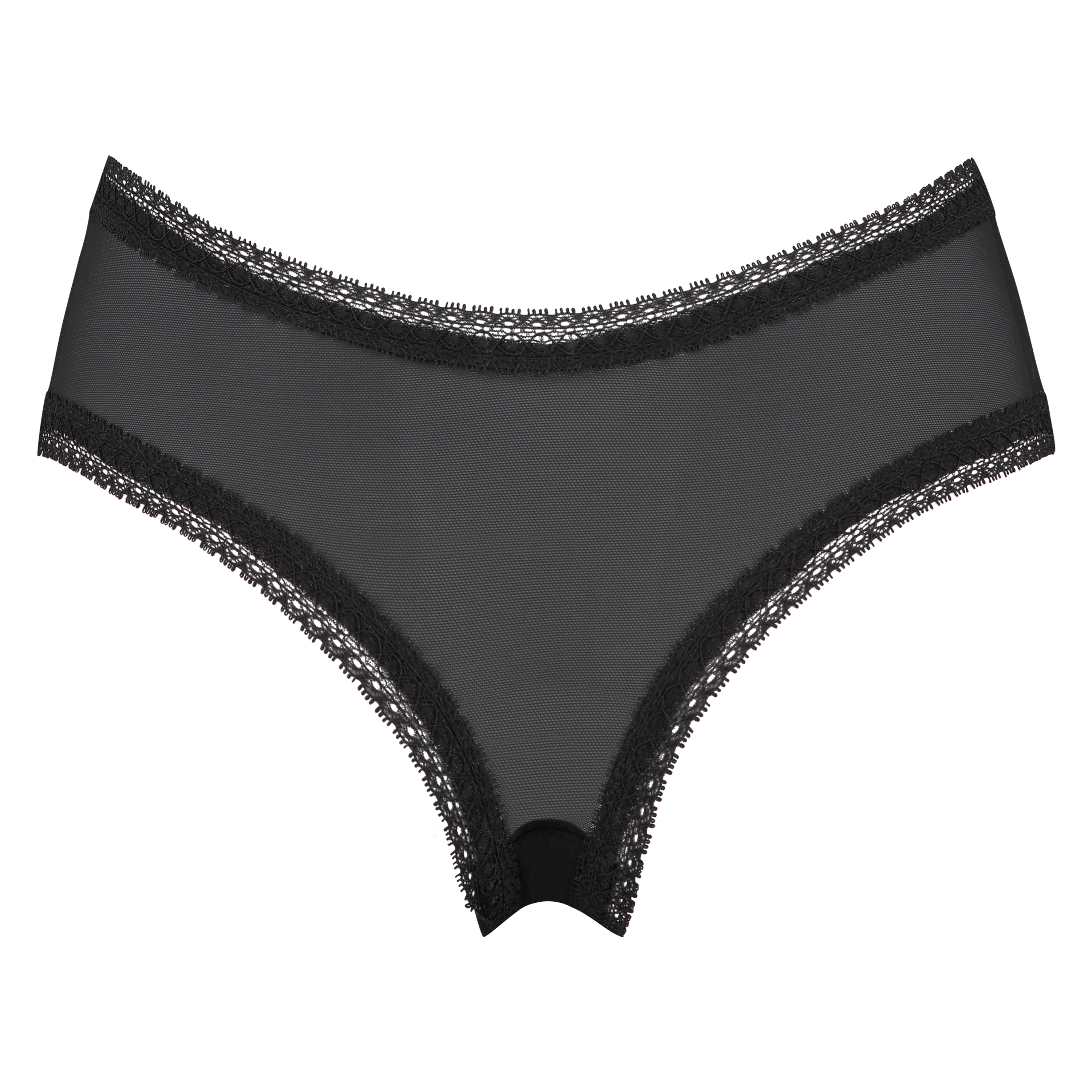Zabrina V-shape Brazilian knickers, Czarny, main