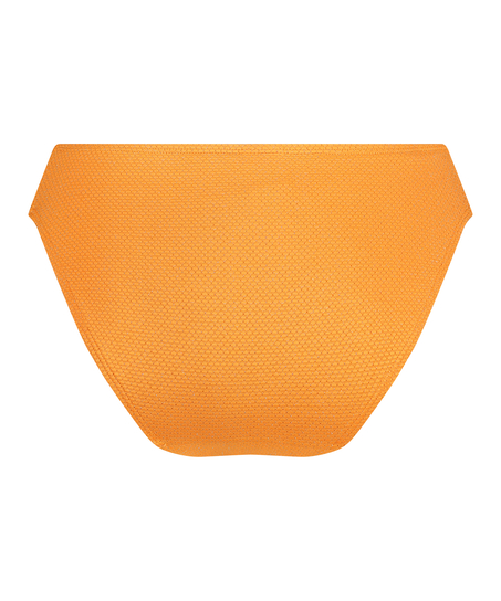 Majtki Bikini Rio Scallop Lurex, Pomarańczowy